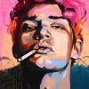Smoking Boy Art People Paint By Numbers