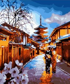 Kyoto Night paint by numbers