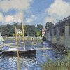 The Bridge at Argenteuil By Claude Monet Landscape Paint By Numbers