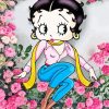 Betty Boop Cartoon Paint By Numbers