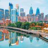 Usa Philadelphia skyline  NEW Paint By Numbers