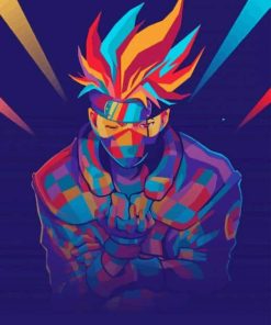 Colorful Naruto Paint by numbers