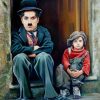 Charlie Chaplin paint by numbers