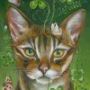 Cat And Butterfly paint by numbers