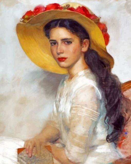 Gorgeous Vintage Woman Paint by numbers