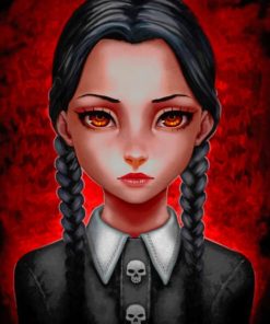 Wednesday Addams Paint by numbers