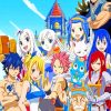 Fairy Tail Anime Paint by numbers