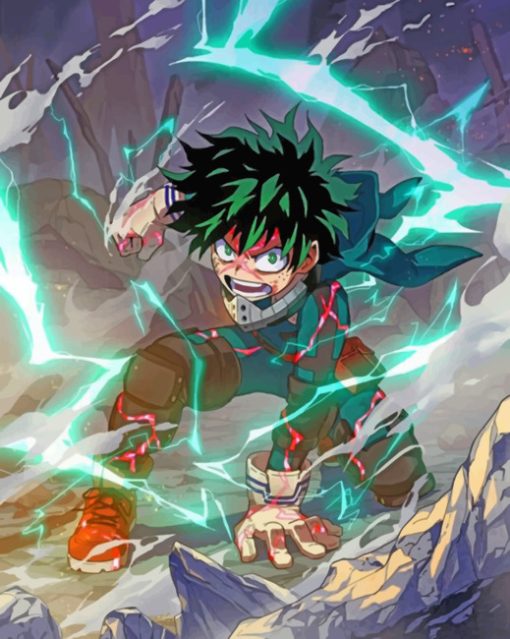 Mad Deku My Hero Academia Paint by numbers