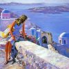 Girl In Greece paint by numbers