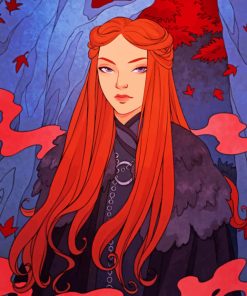 Sansa Stark Anime paint by numbers