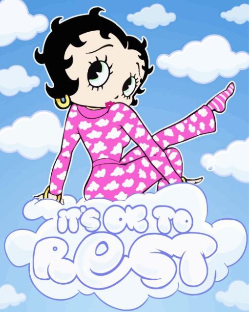 Adorable Betty Boop Paint By Numbers
