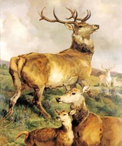 aesthetic-deers-paint-by-numbers