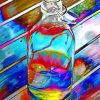 Colorful Glass Bottle paint by numbers