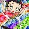 cute Betty Boop Paint By Numbers