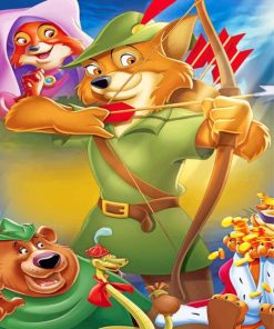 Robin Hood Disney Paint by numbers