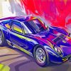 Lamborghini Car Artwork Paint by numbers