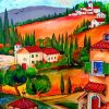 Tuscan Village Paint by numbers