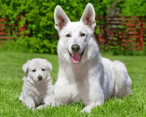 White-German-Shepherd-Puppy-paint-by-numbers