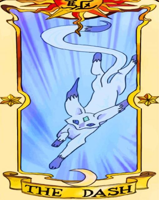 anime-Cardcaptor-Sakura-THE-DASH-Clow-card-paint-by-number