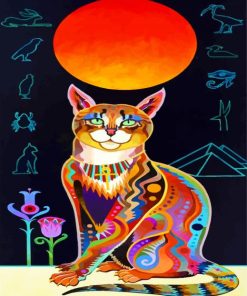 colorful-egyptian-cat-paint-by-number