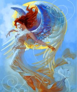 Fantasy Angel Girl Paint by numbers