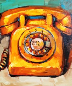 Retro Phone Paint by numbers