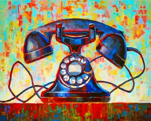 Vintage Phone Paint by numbers