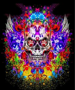 colorful skull-paint-by-numbers