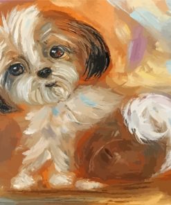 cute-shih-tzu-paint-by-numbers