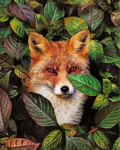 fox-with-red-eyes-paint-by-numbers