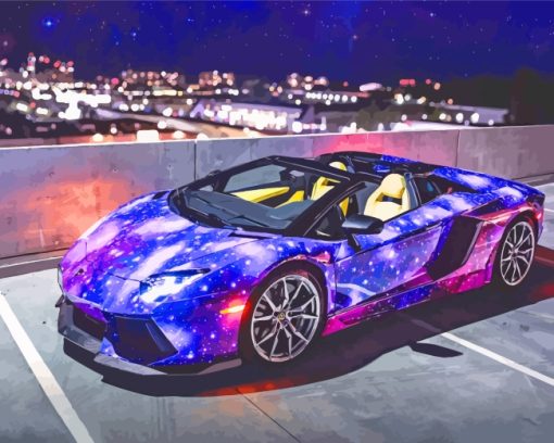 galaxy-lamborghini-paint-by-numbers