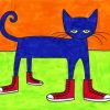 Cat Wearing Shoes Paint by numbers