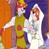 Robin Hood Wedding Paint by numbers