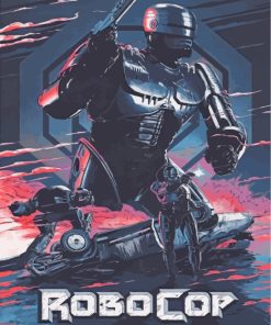 Robocop Illustration Paint by numbers