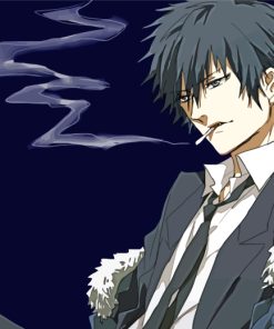 Shinya Kogami Smoking Paint by numbers