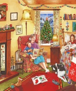 The Christmas Night Paint by numbers