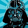 Darth Vader Illustration paint by numbers