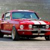 Red Shelby Gt500 paint by numbers