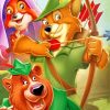 Robin Hood Disney Movie Paint by numbers