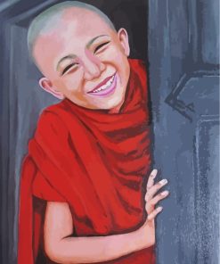 tibetan-child-monk-paint-by-numbers