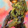 Master Chief Halo Game paint by number