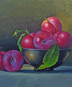 Still Life Plums paint by number