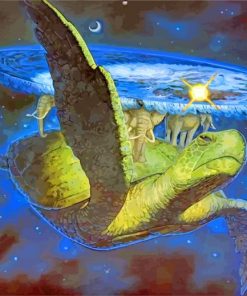 Discworld Turtle paint by numbers