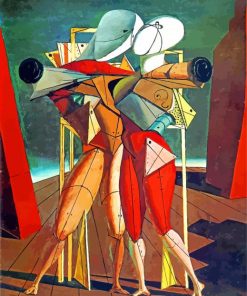 giorgio de chirico hector and andromache paint by number