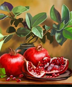 Pomegranate Fruits paint by numbers