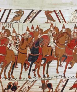 Bayeux Tapestry Art paint by numbers