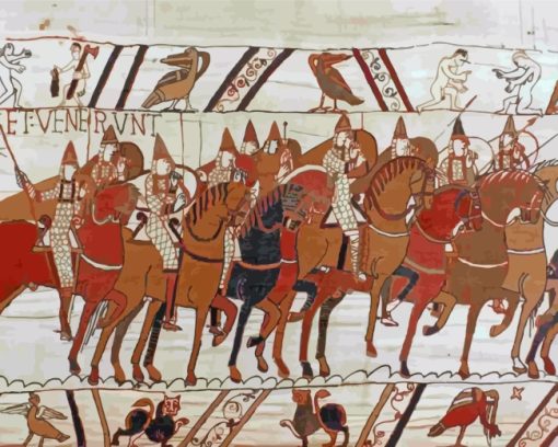 Bayeux Tapestry Art paint by numbers