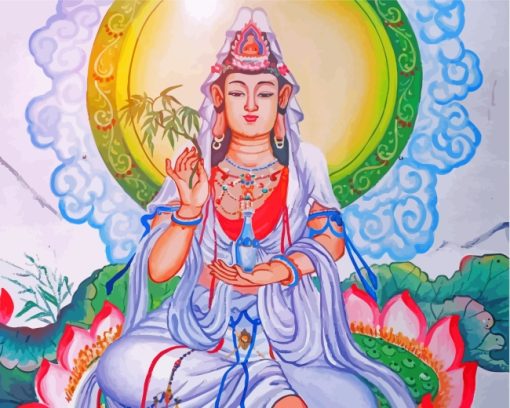 Kuan Yin Art paint by numbers