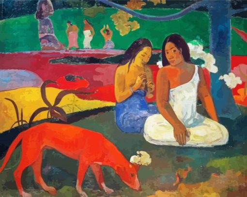 Arearea Gaugin paint by numbers