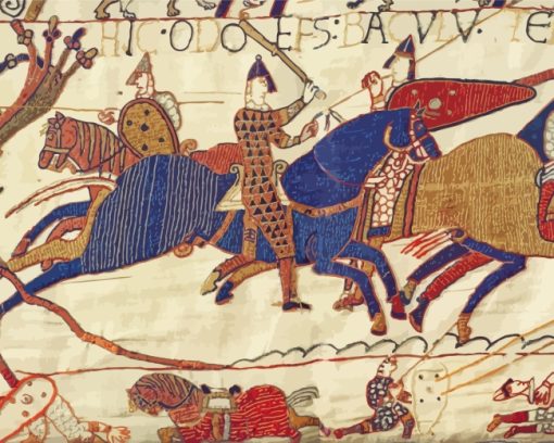 Art Bayeux Tapestry paint by numbers